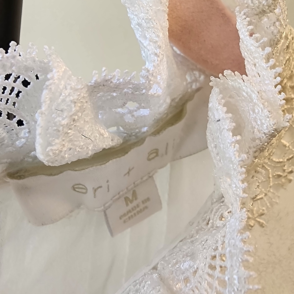 Anthropologie Cream Lace Blouse - Picture 5 of 5